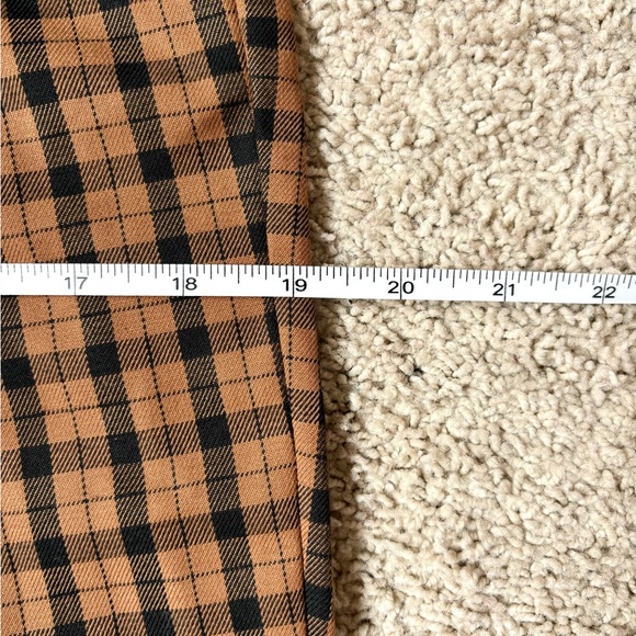 SOLD nwt h&m brown plaid houndstooth pants - Picture 12 of 13